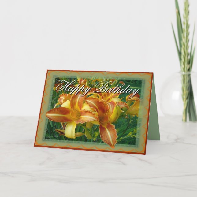 Birthday-crnflw-customize Card (Front)