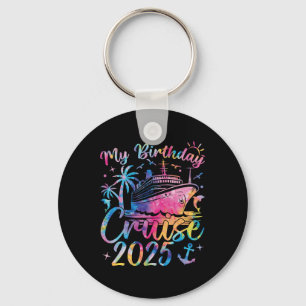 Birthday Cruise 2025 Family Vacation Uni-adults Bl Key Ring