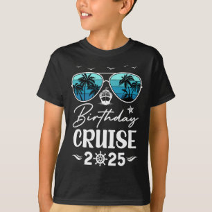 Birthday Cruise 2025 Party Vacation Squad Birthday T-Shirt