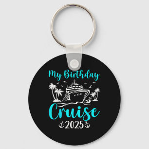 Birthday Cruise 2025 Ship Boat Party - Uni-kids, T Key Ring