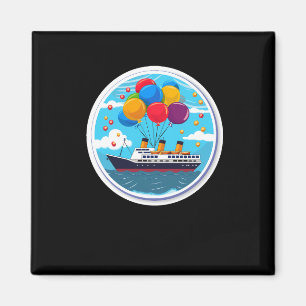 Birthday Cruise Funny Group D Magnet