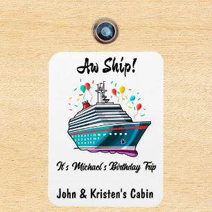 Birthday Cruise Funny Group Personalised  Magnet