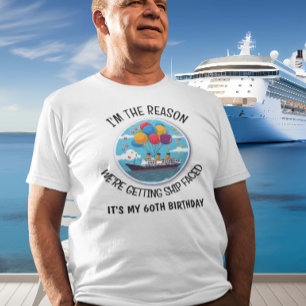 Birthday Cruise Funny Group Personalised  T-Shirt