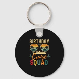 Birthday Cruise Shirts 2026 Squad Family Vacation Key Ring