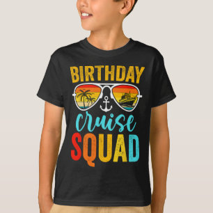 Birthday Cruise Squad 2025 Cruise Birthday Party V T-Shirt