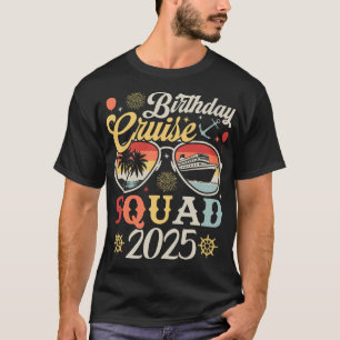 Birthday Cruise Squad 2025 Family Matching Men T-Shirt