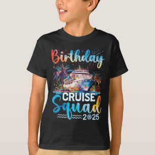 Birthday Cruise Squad 2025 It's My Birthday Party T-Shirt