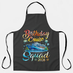 Birthday Cruise Squad 2026 Apron