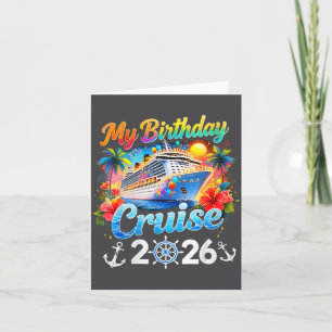 Birthday Cruise Squad 2026 Cruise Birthday Party V Card