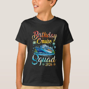 Birthday Cruise Squad 2026 Cruise Birthday Party V T-Shirt