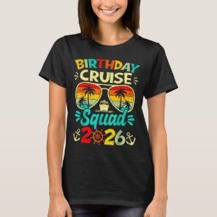 Birthday Cruise Squad 2026 Cruise Birthday Party V T-Shirt