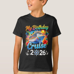 Birthday Cruise Squad 2026 Cruise Birthday Party V T-Shirt