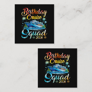 Birthday Cruise Squad 2026 Enclosure Card