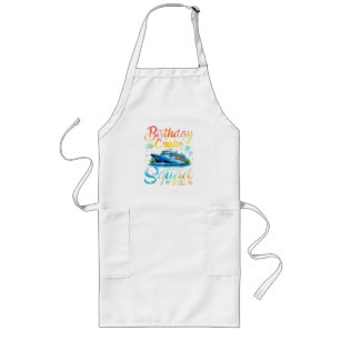 Birthday Cruise Squad 2026 Long Apron
