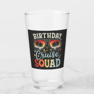 Birthday Cruise Squad Group Family Matching DK Glass