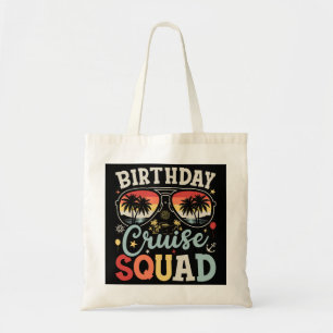 Birthday Cruise Squad Group Family Matching Tote Bag