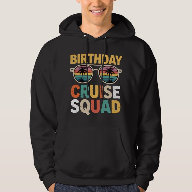 Birthday Cruise Squad Hoodie (Front)