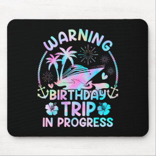 Birthday Cruise Squad Making Memories Together Men Mouse Pad