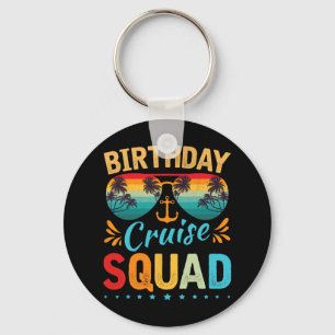Birthday Cruise Squad Tee Family Birthday Party Va Key Ring