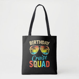 Birthday Cruise Squad Tote Bag