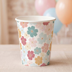 Birthday Cup Floral Girl