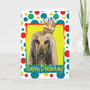 Birthday Cupcake - Afghan Card