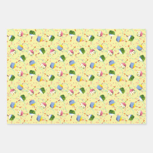 Birthday Cupcake Celebration Wrapping Paper Sheets