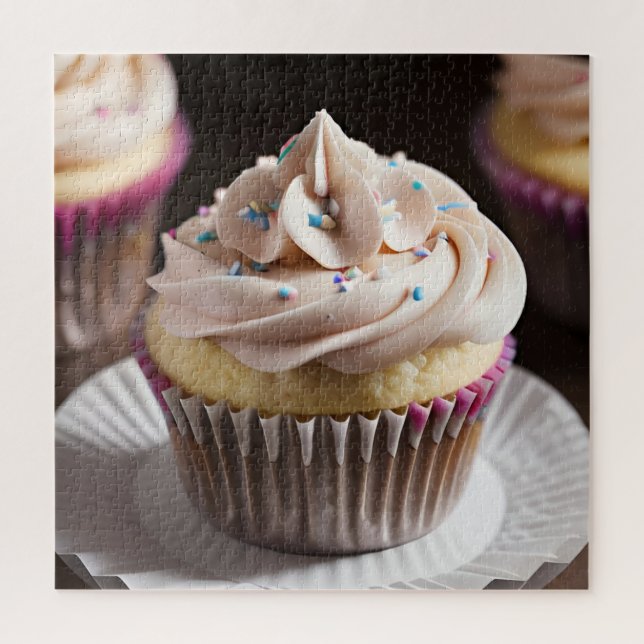 Birthday Cupcake Jigsaw Puzzle (Vertical)