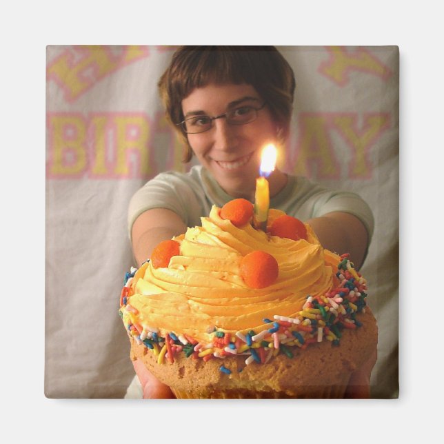 Birthday Cupcake Magnets (Front)