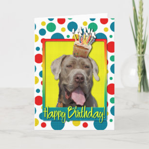 Birthday Cupcake - Mastiff - Snoop Card