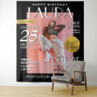 Birthday Custom Magazine Cover Backdrop Fashion