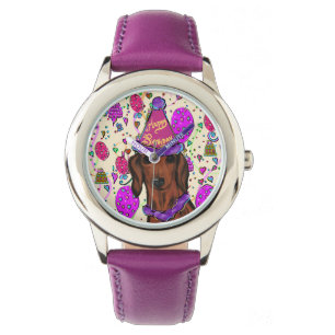 BIRTHDAY DACHSHUND WATCH