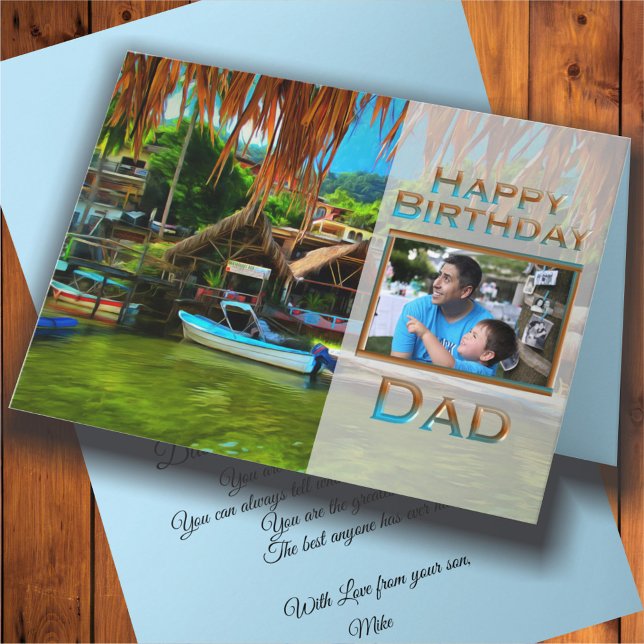 Birthday Dad Mismaloya River 0331 Card (Creator Uploaded)