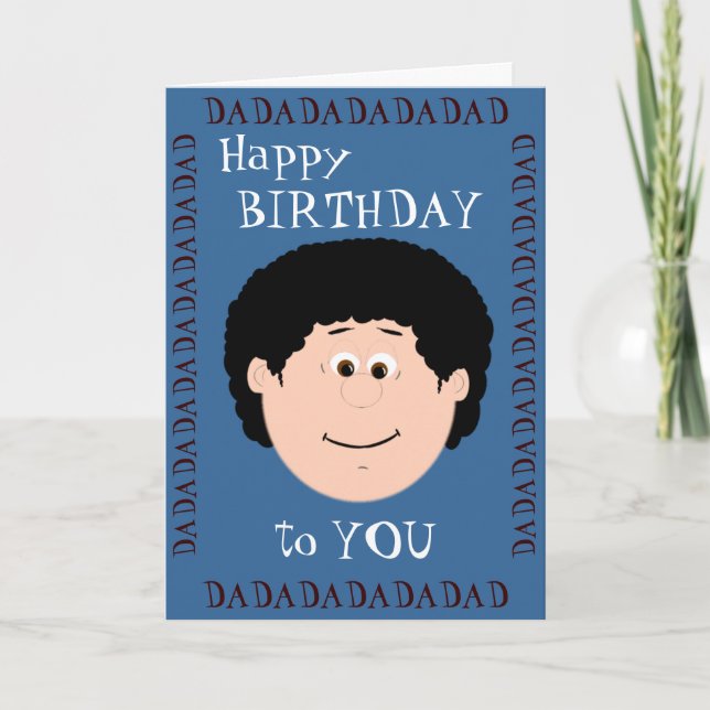 Birthday Dad (Son) Card (Front)