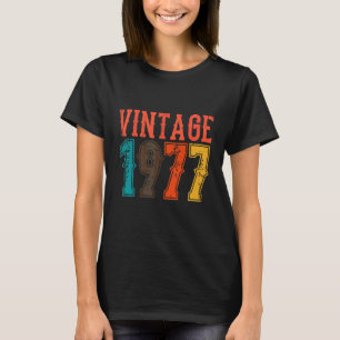 Birthday Dad Vintage 1977 T-Shirt
