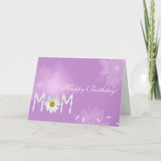 Birthday Daisy for Mum Card (Front)