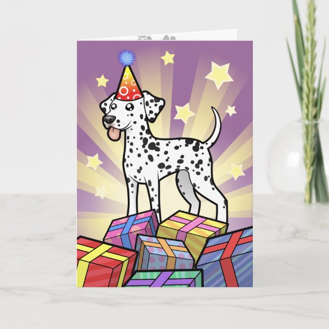Birthday Dalmatian Card (Front)