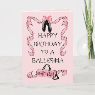 Birthday Dance Card