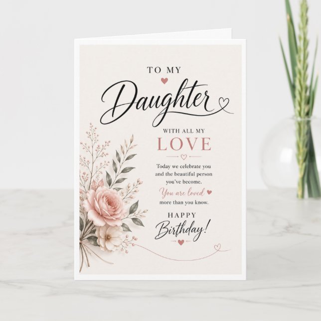 Birthday Daughter Card (Front)