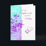Birthday Daughter-in-law (purple) Card<br><div class="desc">Blue and purple flowers daughter-in-law birthday card..</div>