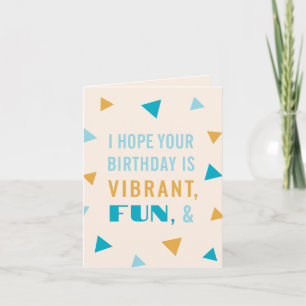 Birthday Day Cute Illustration Card