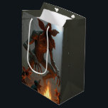 Birthday Demogorgon Creatures By a Campfire Medium Gift Bag<br><div class="desc">A majestic demogorgon creature standing near a roaring campfire,  surrounded by a group of tiny demogorgon creatures sitting in the enchanting moonlight,  evokes a sense of wonder and curiosity.
Backside text can be changed or deleted.</div>