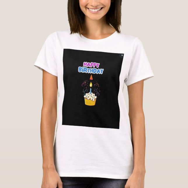 Birthday design t-shirt (Front)