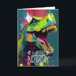 Birthday Dinosaur Blue kids Jurassic  Card<br><div class="desc">Birthday Dinosaur Blue kids Jurassic  Card
Dinosaur BIRTHDAY personalised BIRTHDAY PARTY for a little dinosaur-gender-neutral . Quickly Create & Customise Your PARTY Invitation. Click the "Customise it!" button to change the text size,  text colour,  font style and more! Matching items available in store!</div>