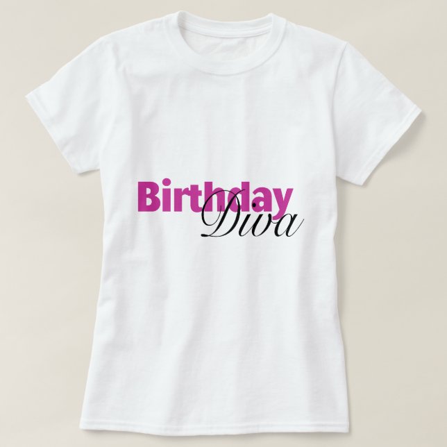 Birthday Diva (2) T-Shirt (Design Front)