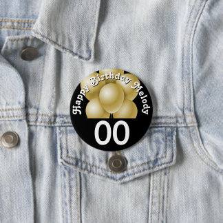 Birthday | DIY AGE | Customise   7.5 Cm Round Badge