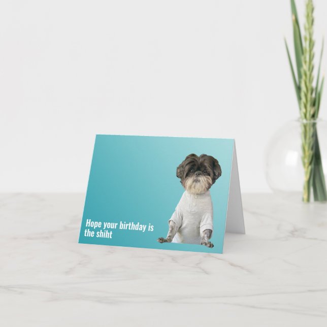 Birthday Dog Card (Front)