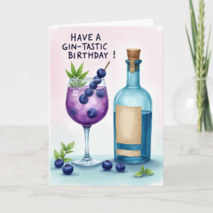 Birthday Drink Illustration Card