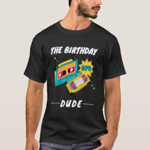 Birthday Dude Kids One Happy Dude B-day Party Boys T-Shirt