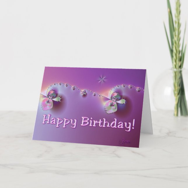 Birthday Edging Card (Front)